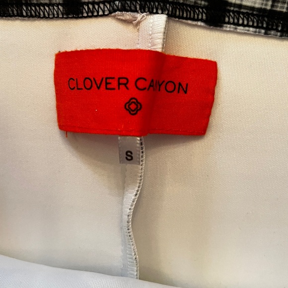 CLOVER CANYON Neoprene Scotland Pencil Skirt Plaid - Picture 3 of 6